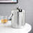Double-Walled Stainless Steel Ice Bucket with Tongs