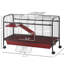 Cage à furet de 41 po avec mangeoire, plateforme, rampe et roulettes pour petits lapins de 41,5 po - lapins et furets inclus et réglable