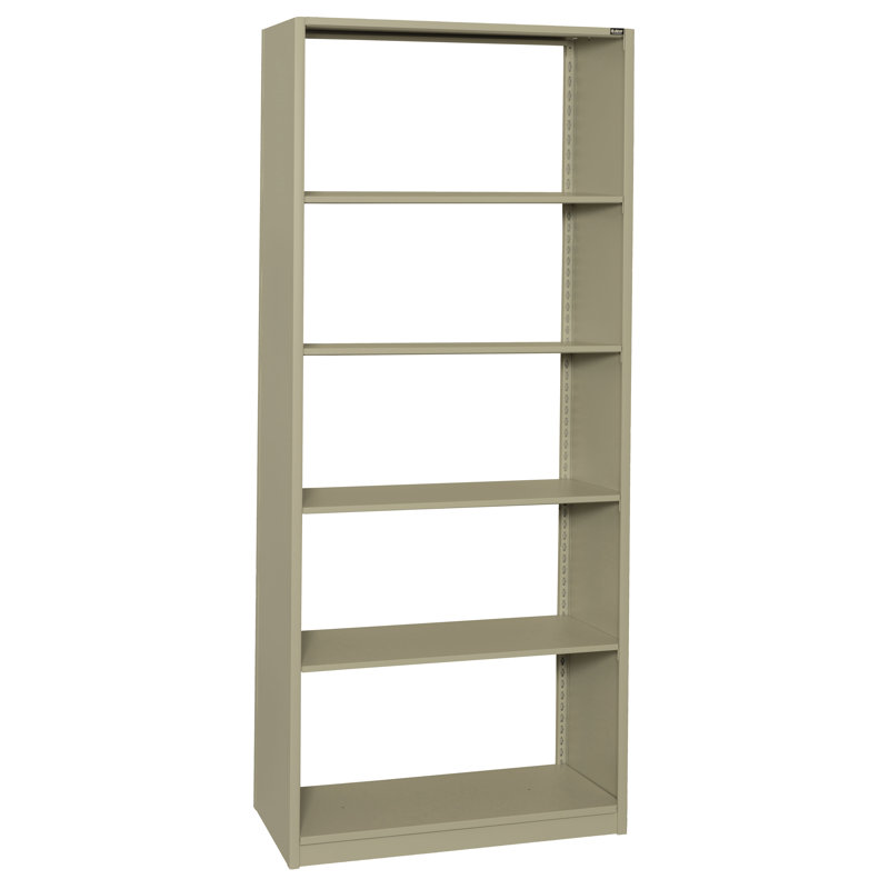 4Post Steel Shelving Unit, Bone White, 36" H x 88.25" W x 24" D