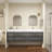 Victoria 84''Bathroom Vanity Base-94524419