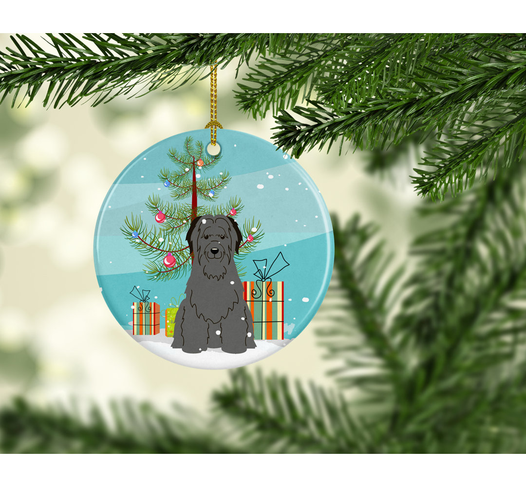 Gascon Saintongeois Ceramic Holiday Shaped Ornament The Holiday Aisle® Dog 