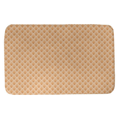 Tapis de salle de bain géométrique à dégradé inverse Avicia