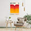 Bryce Canyon Sunset Abstract Contemporary Landscape Nature Wall Art Print 1 Piece Wrapped Canvas Wall Art-635856246