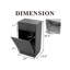 Armoire à ordures inclinable 10 gallons-121459095
