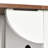 55.5" Kitchen Island, Drop Leaf, Barn Door, Power Outlet, Spice Rack, Storage, Decor Sliding Adjustable Shelf, Organization