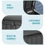 Edrosie Inc 270 Gallons Water Resistant Resin Lockable Deck Box-87908253