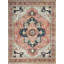 Hand Knotted Wool Oriental Area Rug in Red/Navy/Green/Blue-1597533316