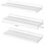 3 tablettes flottantes blanches