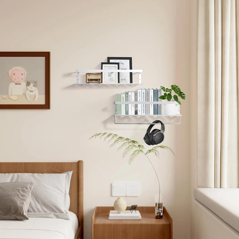 Rangement pour salle de bain Kennelly, Argent