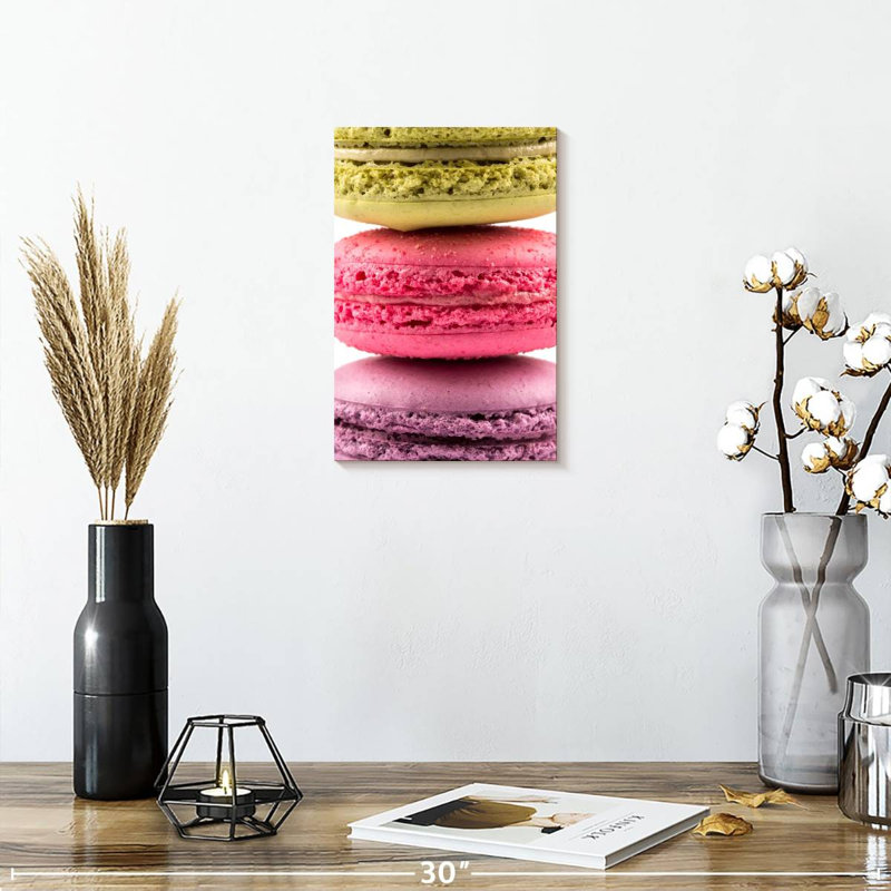 Yarlin Three Macarons, 12" H x 8" W