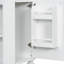 Meuble-lavabo de 24 po avec lavabo facile à nettoyer, porte à fermeture en douceur, rangement latéral ouvert, pieds en céramique compatibles avec robinet de 8 po, armoire