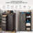 5 Chest Of Drawers, Tall Drawers Dresser With Sliding Barn Door-1338068131