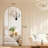 Oversized Arch Floor Mirror with Stand, Wall Mirror-38502322-40290080