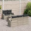 124cm Wide Patio Sofa with Cushions