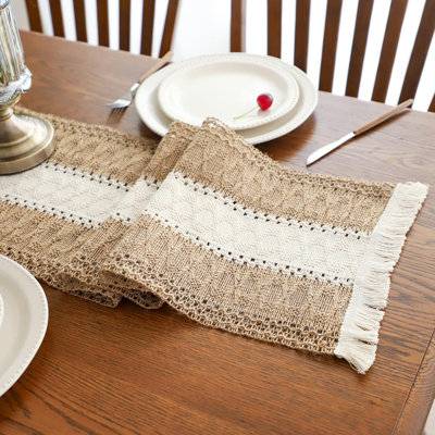 Chemin de table Boho Macrame