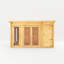 Mercia 13ft x 10ft Studio Pent Log Cabin With Side Shed (44mm)