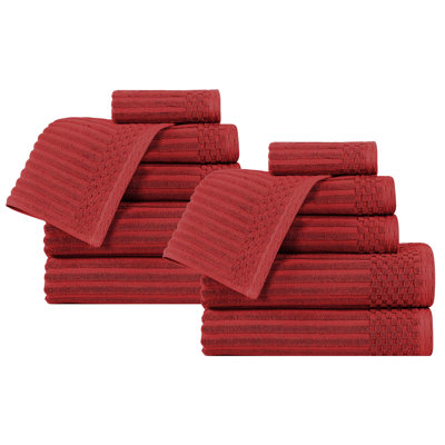 Ruvins 12-Piece Cotton Towel Set