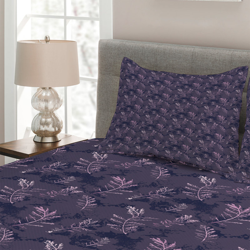 Polyester Coverlet, King Bedspread + 2 Shams