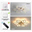  Ventilateur de plafond encastré à DEL à intensité variable réversible de 25 po avec télécommande et application Angstrom-827501054