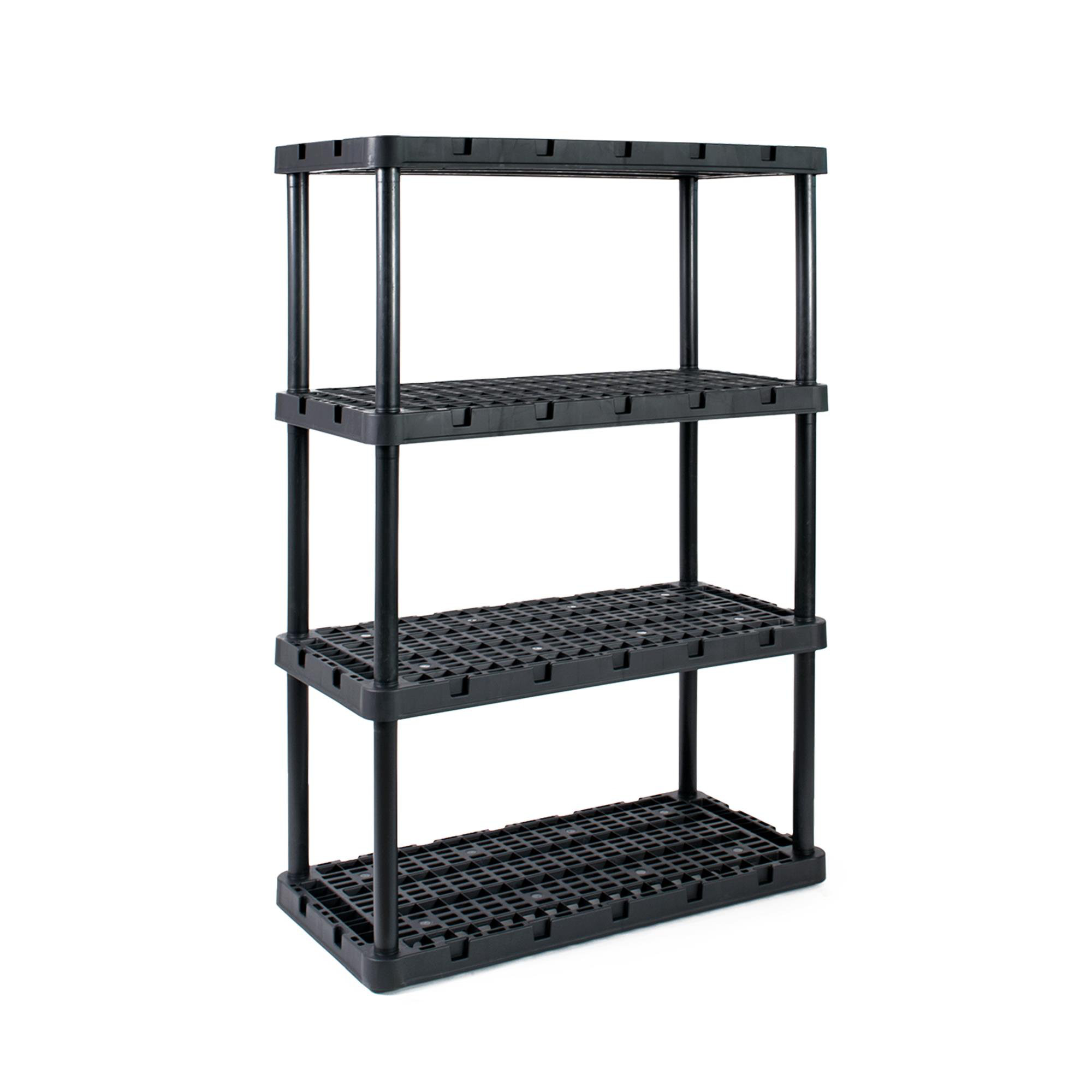 Gracious Living Knect A Shelf Heavy Duty 4 Shelf Interlocking Storage
