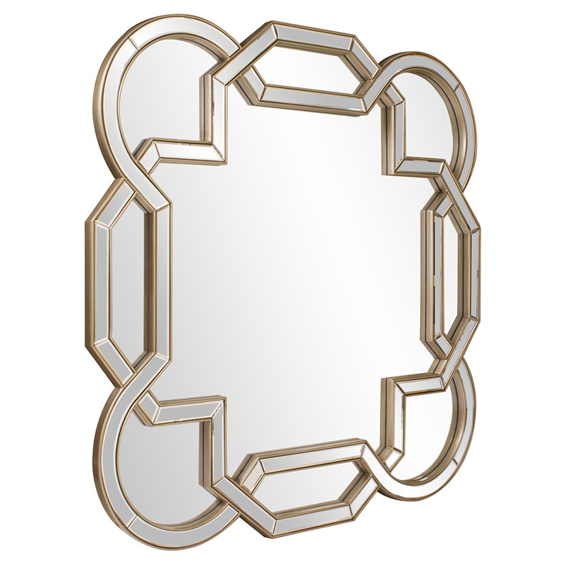 Aleena Scalloped Beveled Wall Mirror