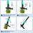 Effortless Weed Removal Rise Weed Puller - 4 Claws, Easy-Eject, 40" Long Handle, Manual Deep Root Remover,  Lake Green-1312645390