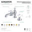 Robinet de salle de bain espacé avec ensemble de drain Vintage-1890277831