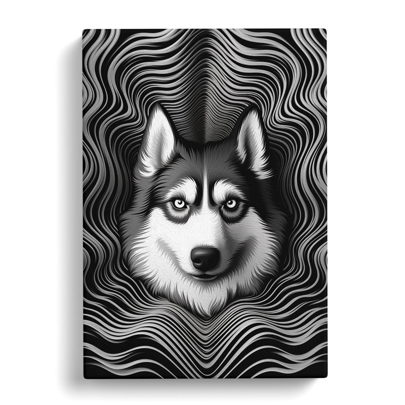 Husky Op No.2 - No Frame Print, 50cm H x 35cm W x 3cm D