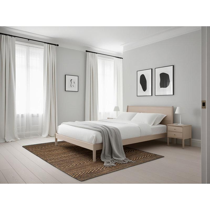 Tapis abstrait moderne 5509, Rectangle 5 pi x 7 pi