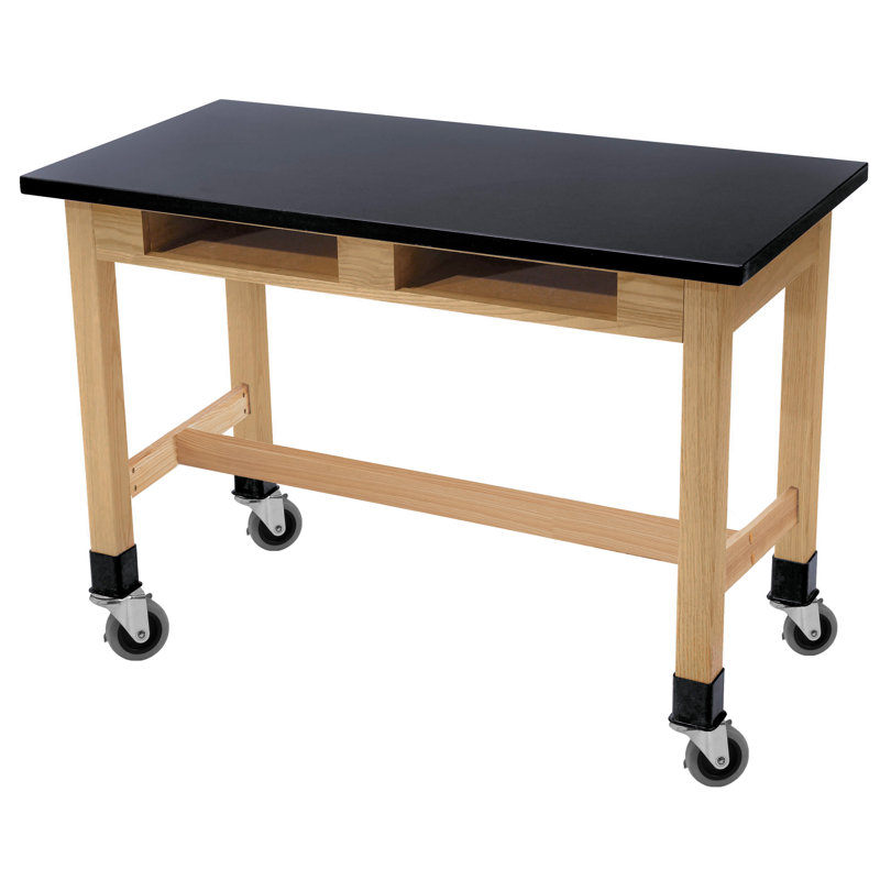 National Public Seating 42'' L x 60'' W Rectangle Science Table, 30" H x 48" L x 24" W, Chemical-Resistant Laminate
