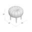 Oops A Daisy Round Ottoman-36438659