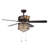 52'' 52 Blade Ceiling Fan with Pull Chain/Remote Control and Light Kit Included-42012185-107141699