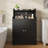 Gizoon Free-Standing Bathroom Cabinet With Adjustable Shelf And A Niche-644319352