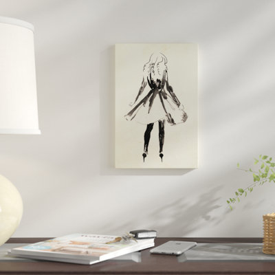 «Fashion Glimpse I», reproduction d'art sur toile tendue