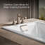 Tea-for-Two 60" x 32" Drop In Whirlpool Porcelain Enameled Cast Iron Bathtub with Heater-51704234-125076006