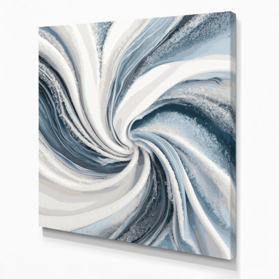 Abstrait art fluide sur toile verte 13