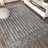 Ziri Moroccan Geometric Gray/Cream Rug-398792755