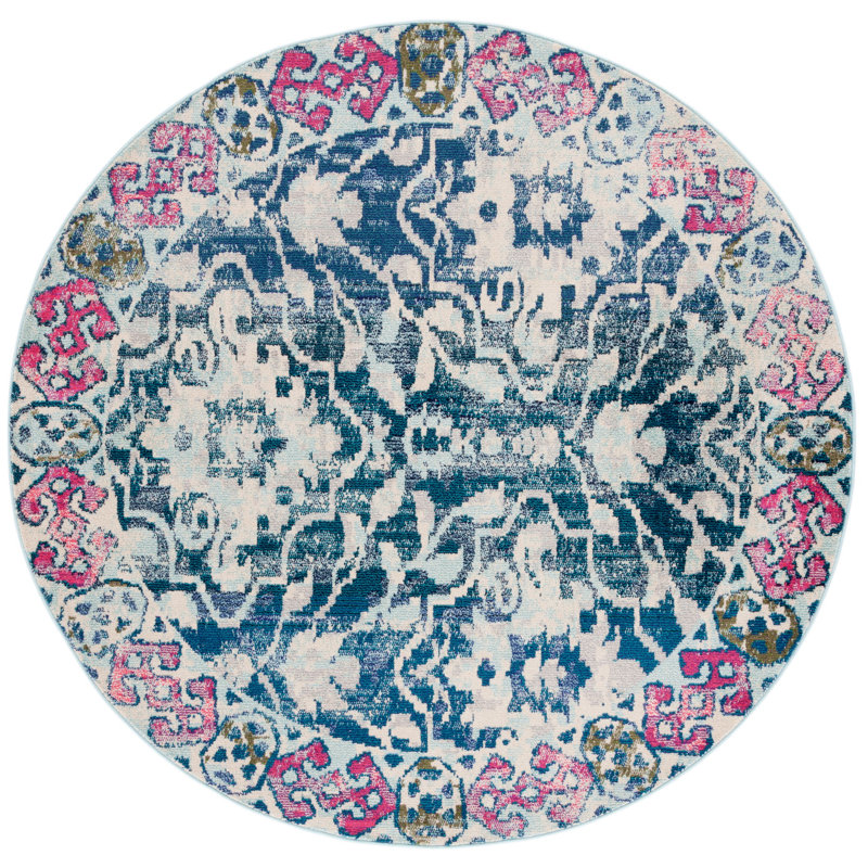 Dylanthomas Performance Oriental Rug, Round 6'7"