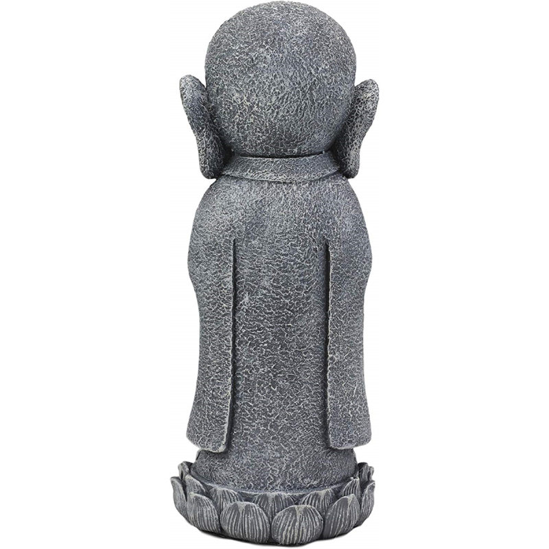Monk jizo namaste japonaise sur fleur de lotus Pontiac