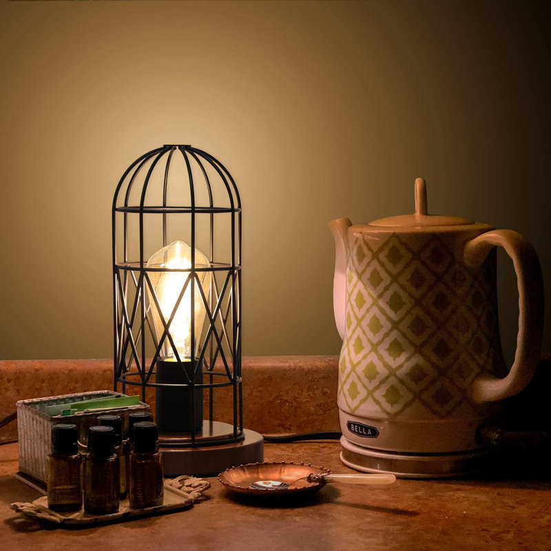 Lampe de table à contrôle tactile, lampe de chevet industrielle à intensité variable à 3 voies, petite table de chevet en métal rétro, lampes de table Steampunk pour chambre à coucher, salon, cuisine (ampoule incluse)