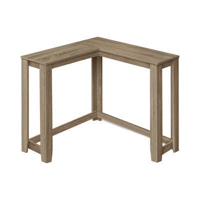Accent Table, Console, Entryway, Narrow, Corner, Living Room, Bedroom, Brown Laminate, Contemporary, Modern