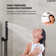 DualJetSpa Triple-Function 10" & 6" Ceiling Mount Complete Shower Faucet with Pressure Balancing Rough-In Valve