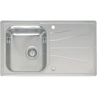 Diplomat 86cm x 50cm Single Bowl Kitchen Sink
