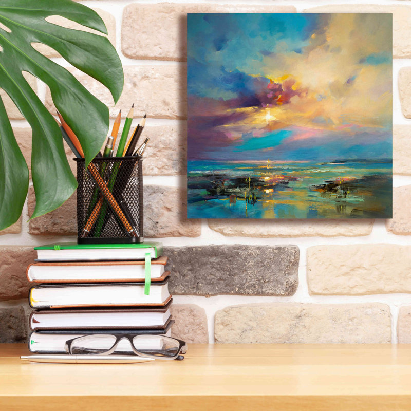 «Before Nightfall» par Kasia Bruniany, reproduction sur toile tendue, H 12 po x l 12 po x P 0,75 po