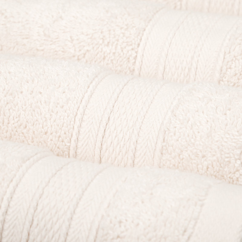 Linen Off-White Cotton 3-Piece Towel Set
