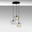 Luminaire suspendu en grappe à 3 lumières