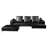 Kent Upholstered L-Shaped Sectional Right Hand Facing