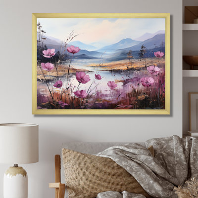 Fuschia au bord du lac - Fleurs, impressions sur toile