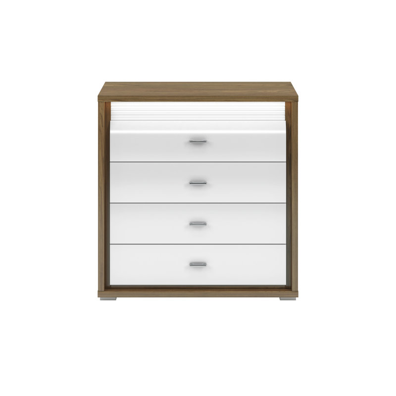 Chapne Chest of drawers, White Gloss