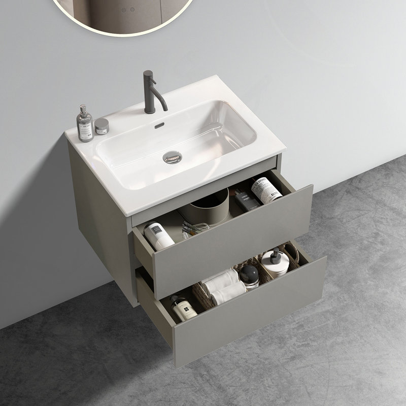 Meuble-lavabo mural 24 po avec lavabo